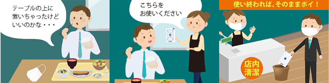 しまいマスク ご利用イメージ
